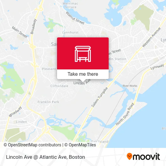 Lincoln Ave @ Atlantic Ave map