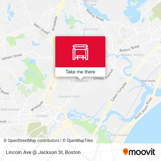 Lincoln Ave @ Jackson St map