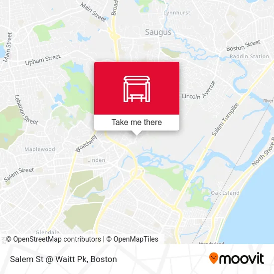 Salem St @ Waitt Pk map