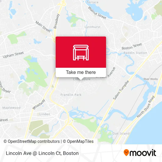 Lincoln Ave @ Lincoln Ct map