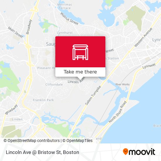 Lincoln Ave @ Bristow St map