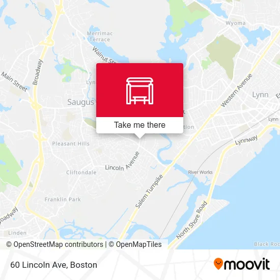 60 Lincoln Ave map