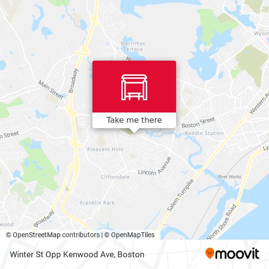 Mapa de Winter St Opp Kenwood Ave