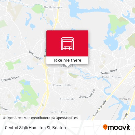 Mapa de Central St @ Hamilton St