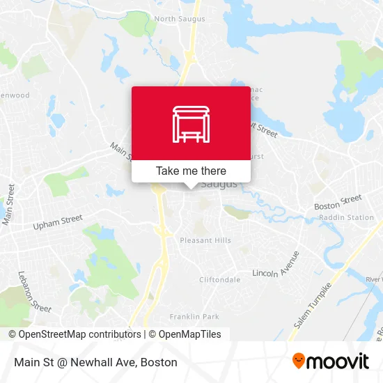 Main St @ Newhall Ave map