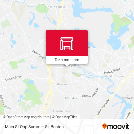 Main St Opp Summer St map