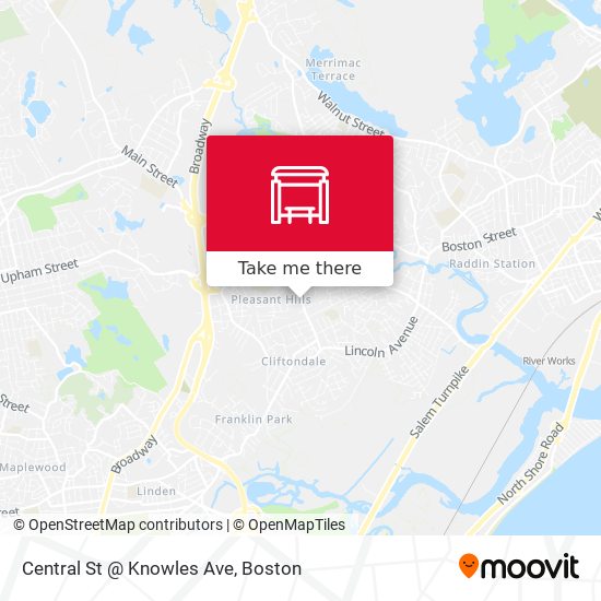 Central St @ Knowles Ave map