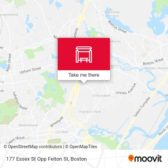 177 Essex St Opp Felton St map