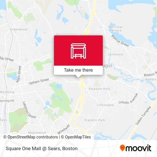 Mapa de Square One Mall @ Sears