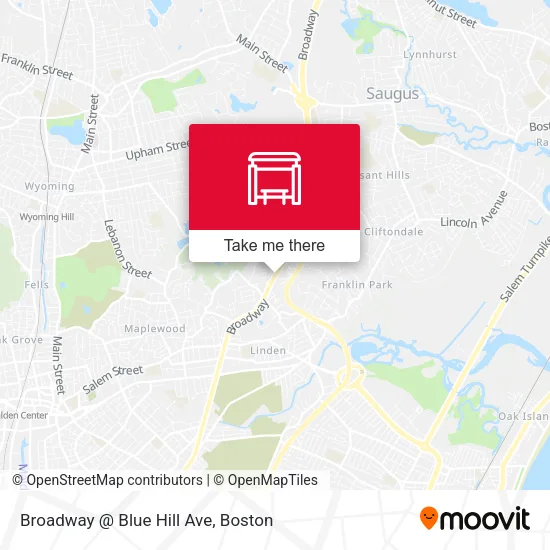 Broadway @ Blue Hill Ave map