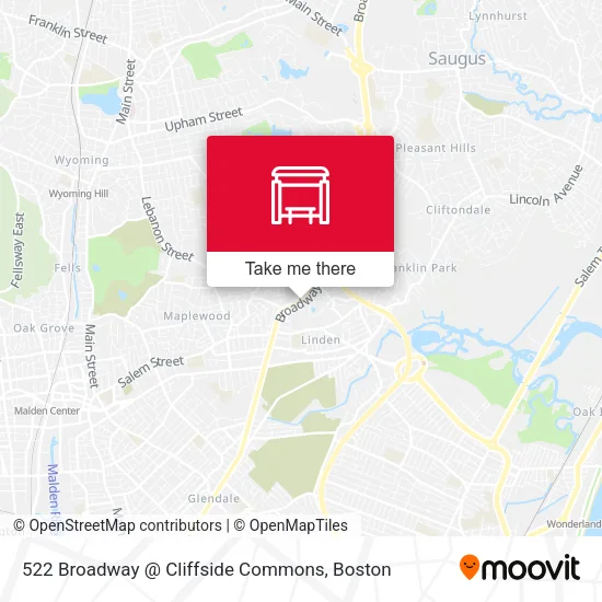 Mapa de 522 Broadway @ Cliffside Commons