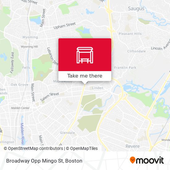 Mapa de Broadway Opp Mingo St