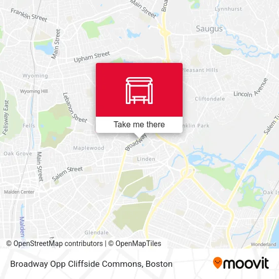 Broadway Opp Cliffside Commons map