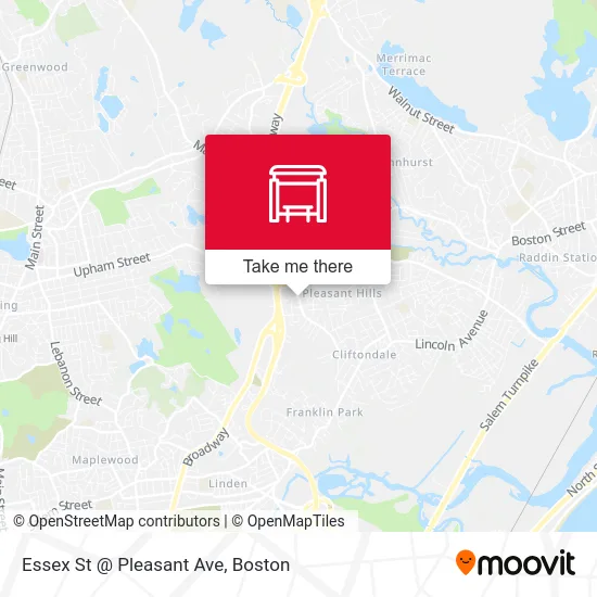 Essex St @ Pleasant Ave map