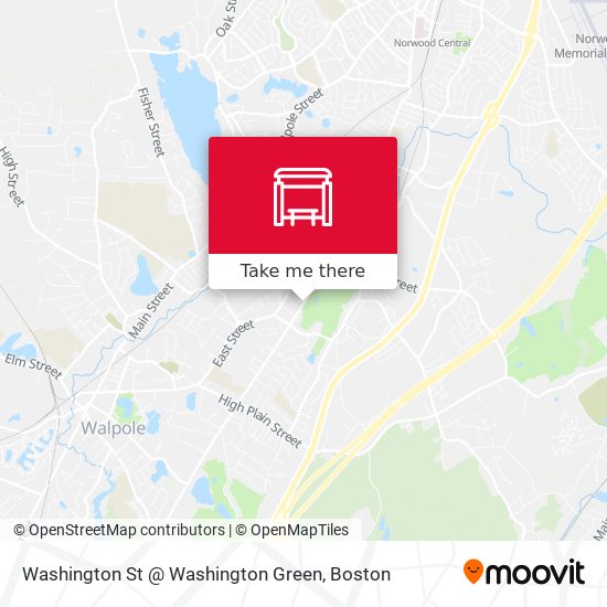 Mapa de Washington St @ Washington Green