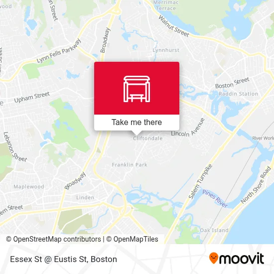 Essex St @ Eustis St map