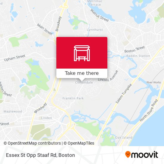 Mapa de Essex St Opp Staaf Rd