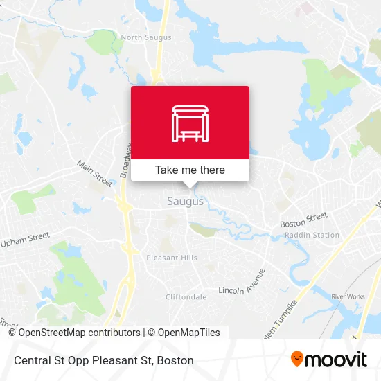 Central St Opp Pleasant St map