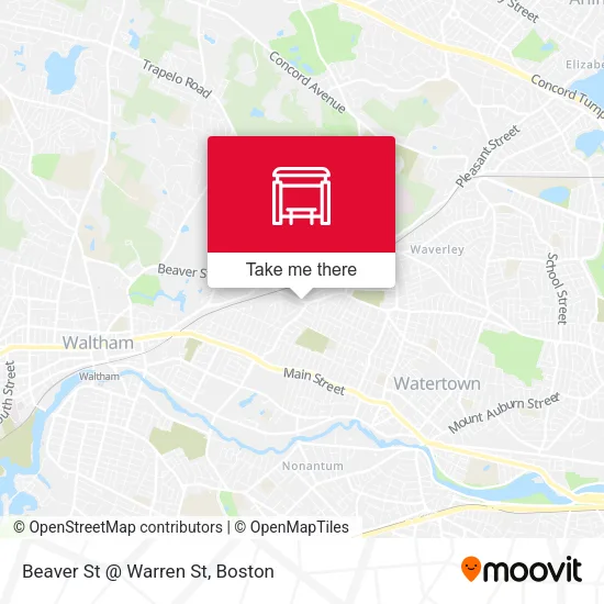 Beaver St @ Warren St map