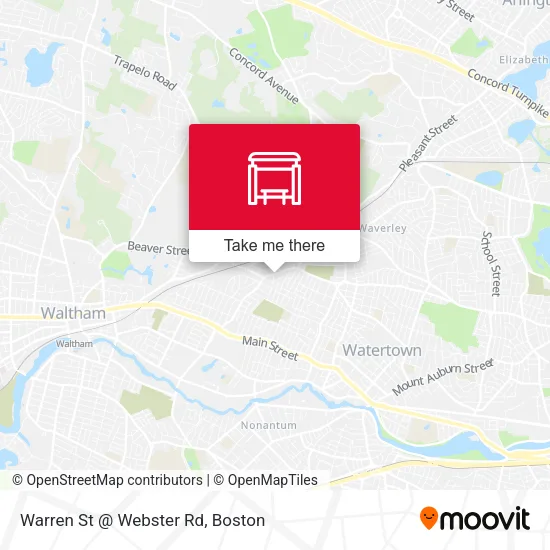 Mapa de Warren St @ Webster Rd