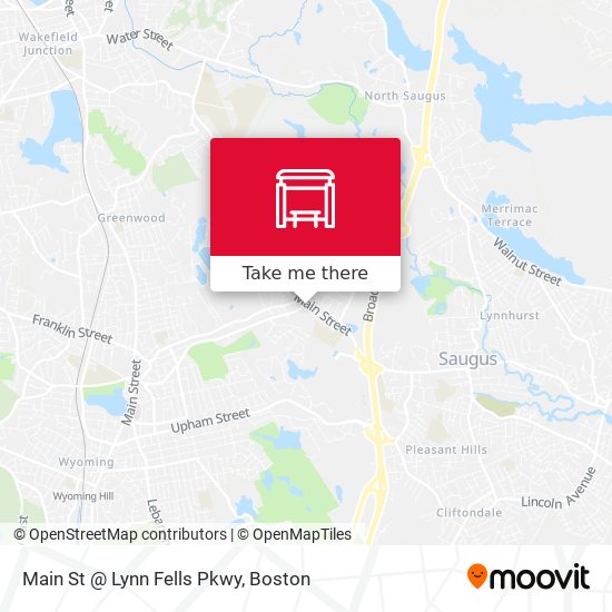 Main St @ Lynn Fells Pkwy map