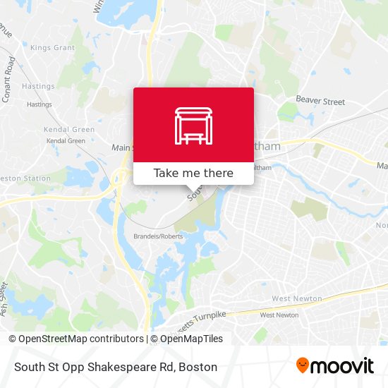 South St Opp Shakespeare Rd map