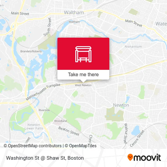 Washington St @ Shaw St map