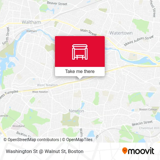 Mapa de Washington St @ Walnut St