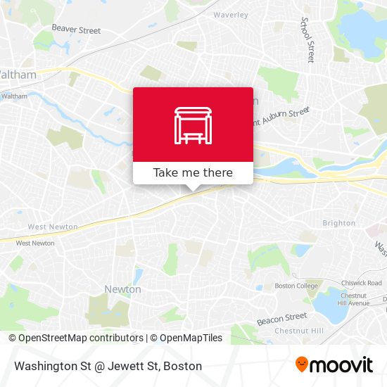 Washington St @ Jewett St map