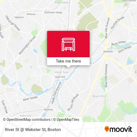 Mapa de River St @ Webster St