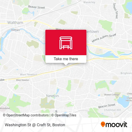 Washington St @ Craft St map