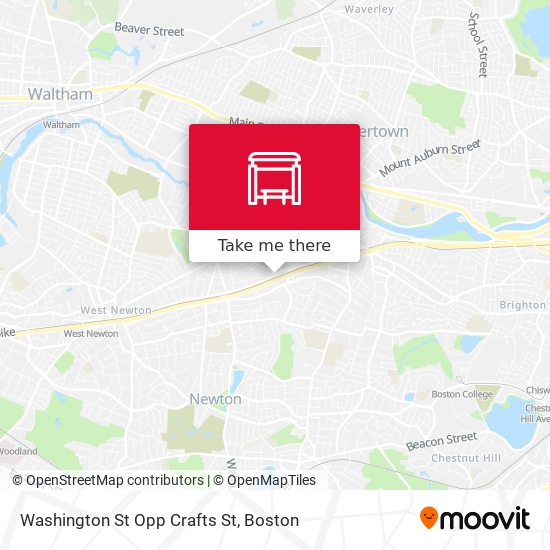 Washington St Opp Crafts St map