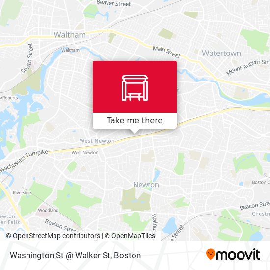 Washington St @ Walker St map