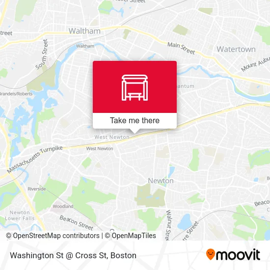 Washington St @ Cross St map