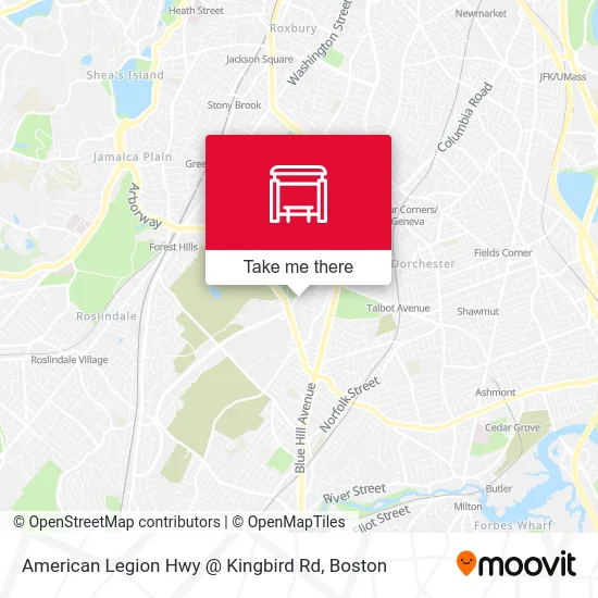 American Legion Hwy @ Kingbird Rd map