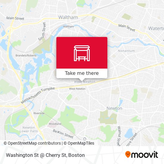 Mapa de Washington St @ Cherry St