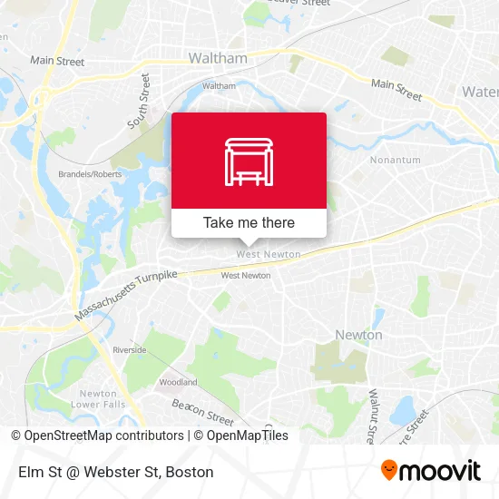 Elm St @ Webster St map