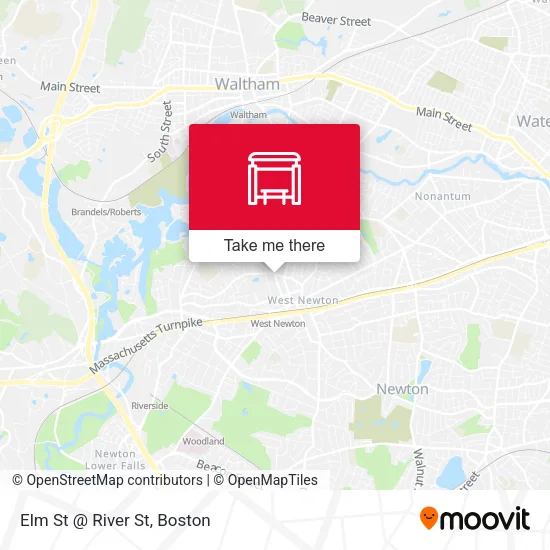 Elm St @ River St map