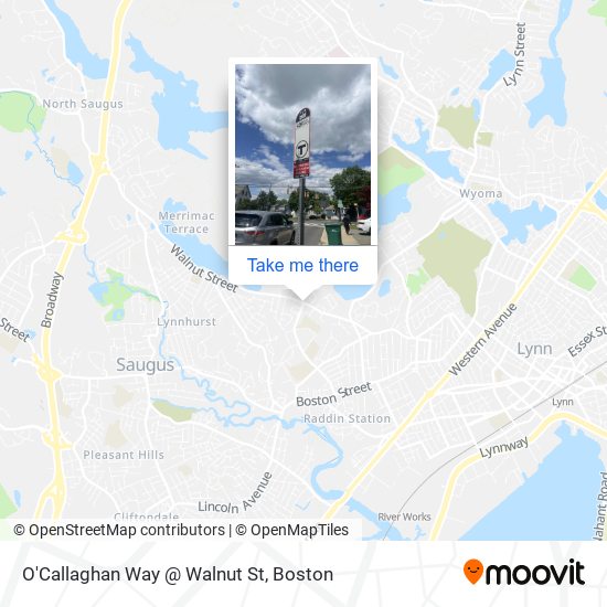 O'Callaghan Way @ Walnut St map