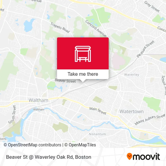 Beaver St @ Waverley Oak Rd map