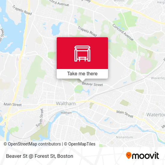 Beaver St @ Forest St map