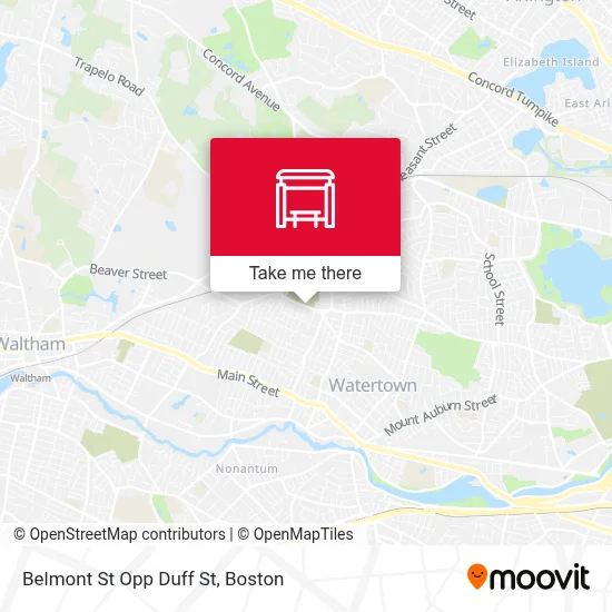 Belmont St Opp Duff St map