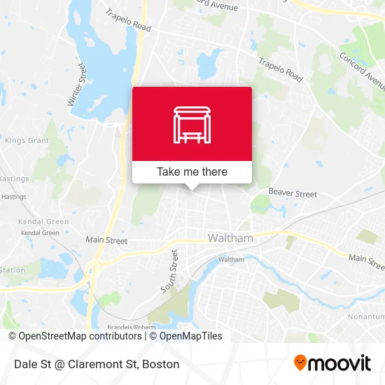 Mapa de Dale St @ Claremont St