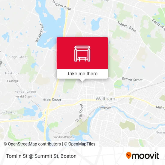 Tomlin St @ Summit St map