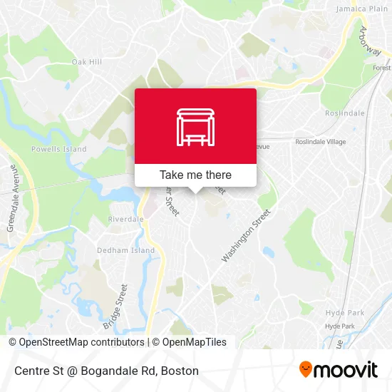Centre St @ Bogandale Rd map