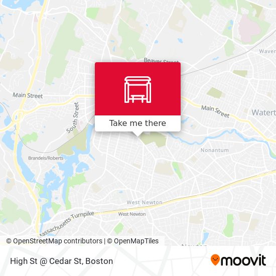 Mapa de High St @ Cedar St