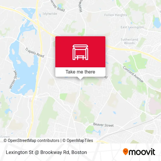 Lexington St @ Brookway Rd map