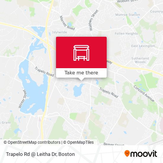 Mapa de Trapelo Rd @ Leitha Dr