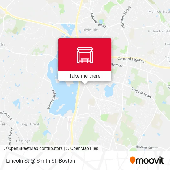 Lincoln St @ Smith St map