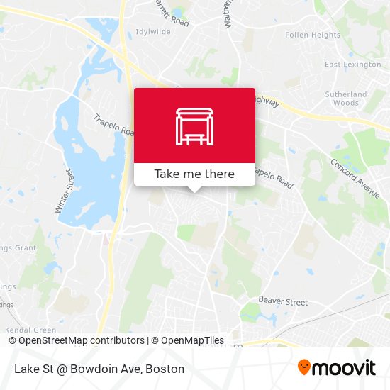 Lake St @ Bowdoin Ave map